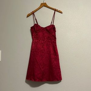 Princess Polly Maroon Dress, 2, fixed seam